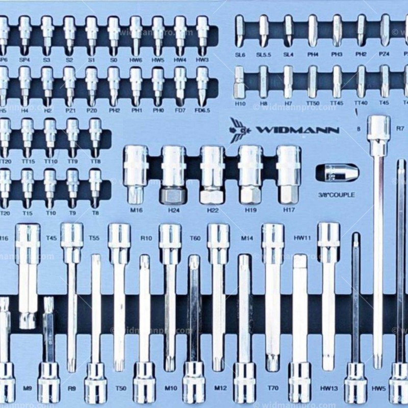 Servante d’atelier Widmann 7 tiroirs outillés