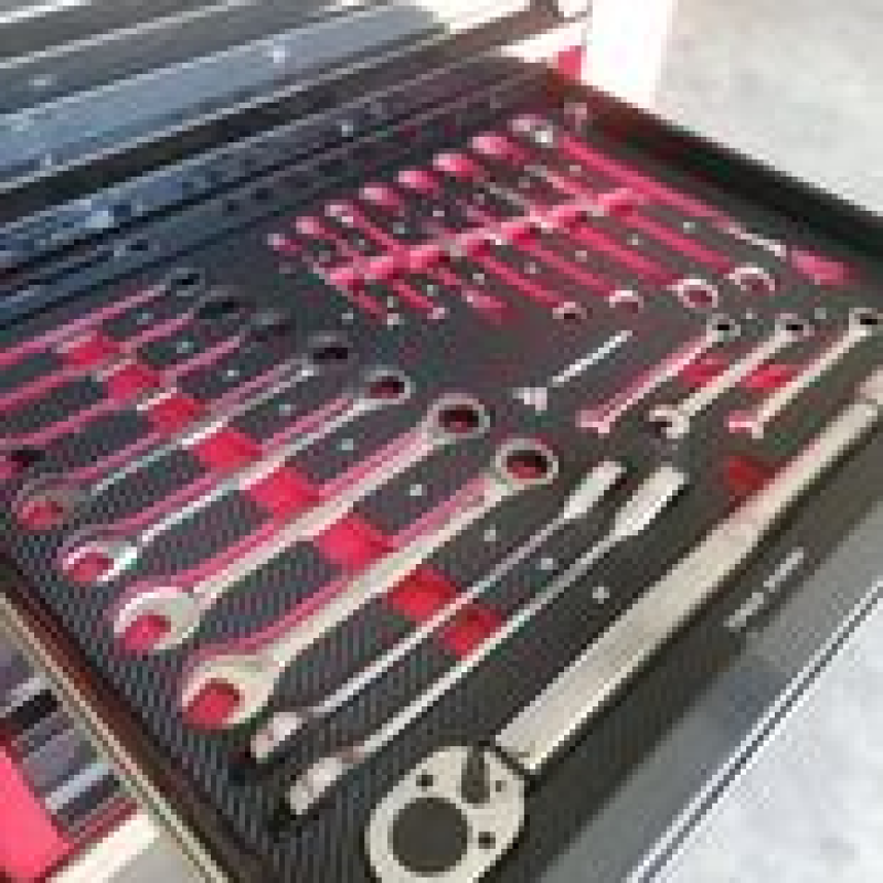 Pack 7 modules carbone d’outils pour servante d’atelier